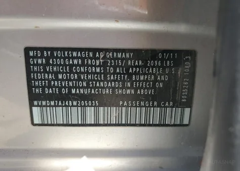 WVWDM7AJ4BW205035